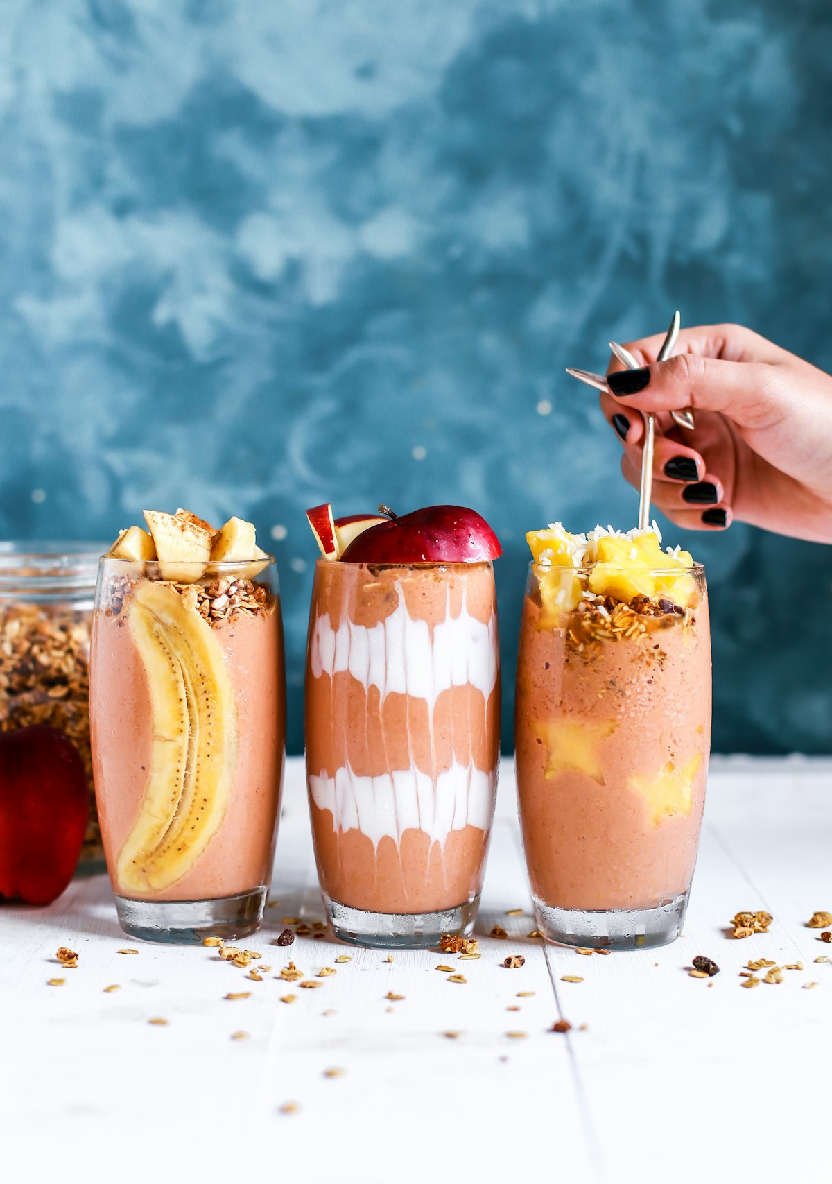 A fresh tropical fruit batido made in Jaco Beach