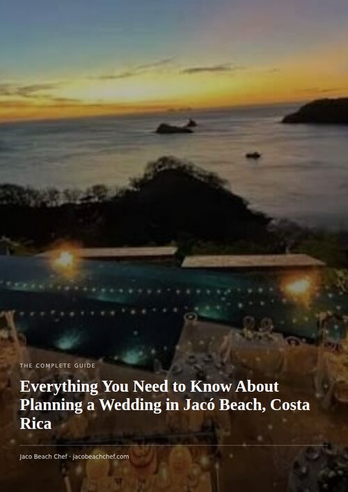 Free wedding planning guide — Everything You Need to Know About Planning a Wedding in Jacó Beach, Costa Rica