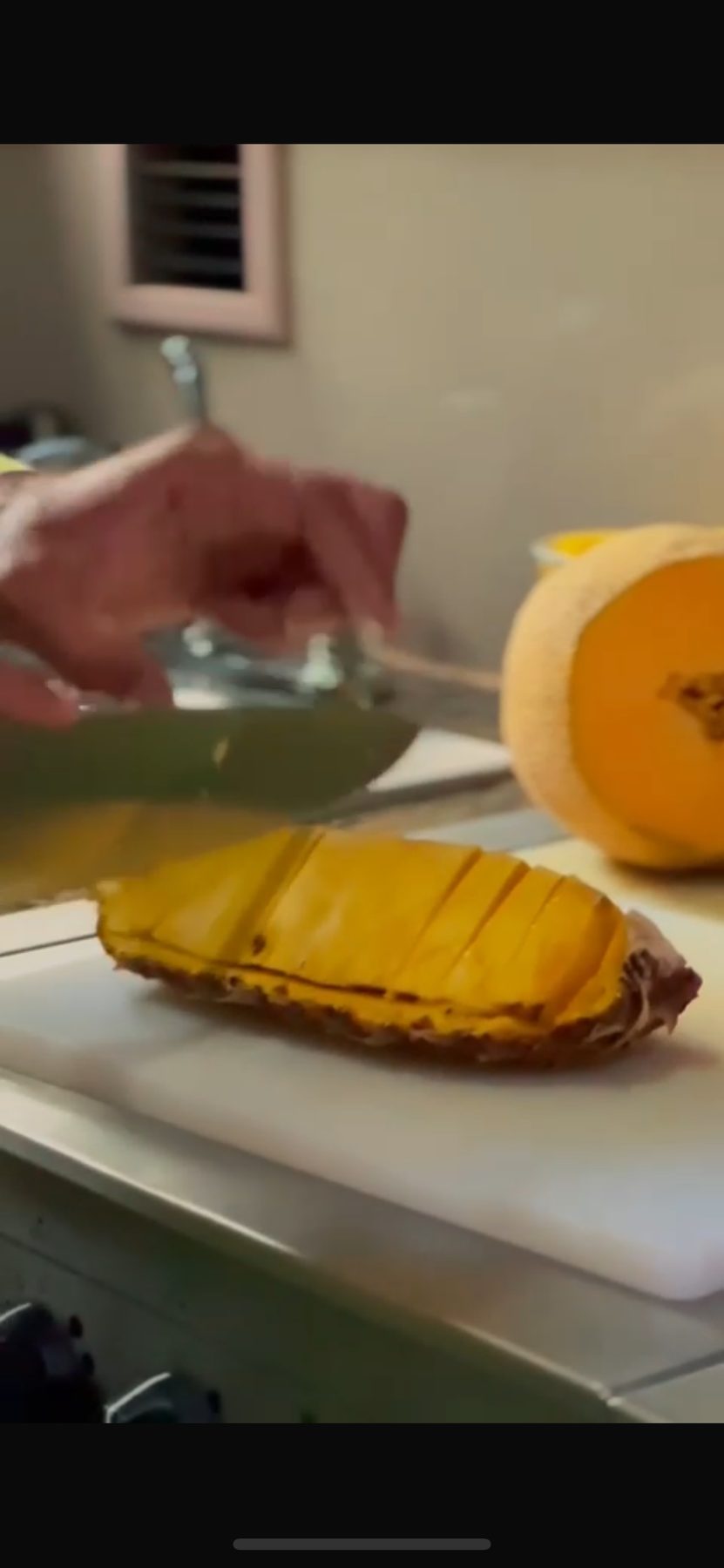 Fresh mango for a Costa Rican batido in Jaco