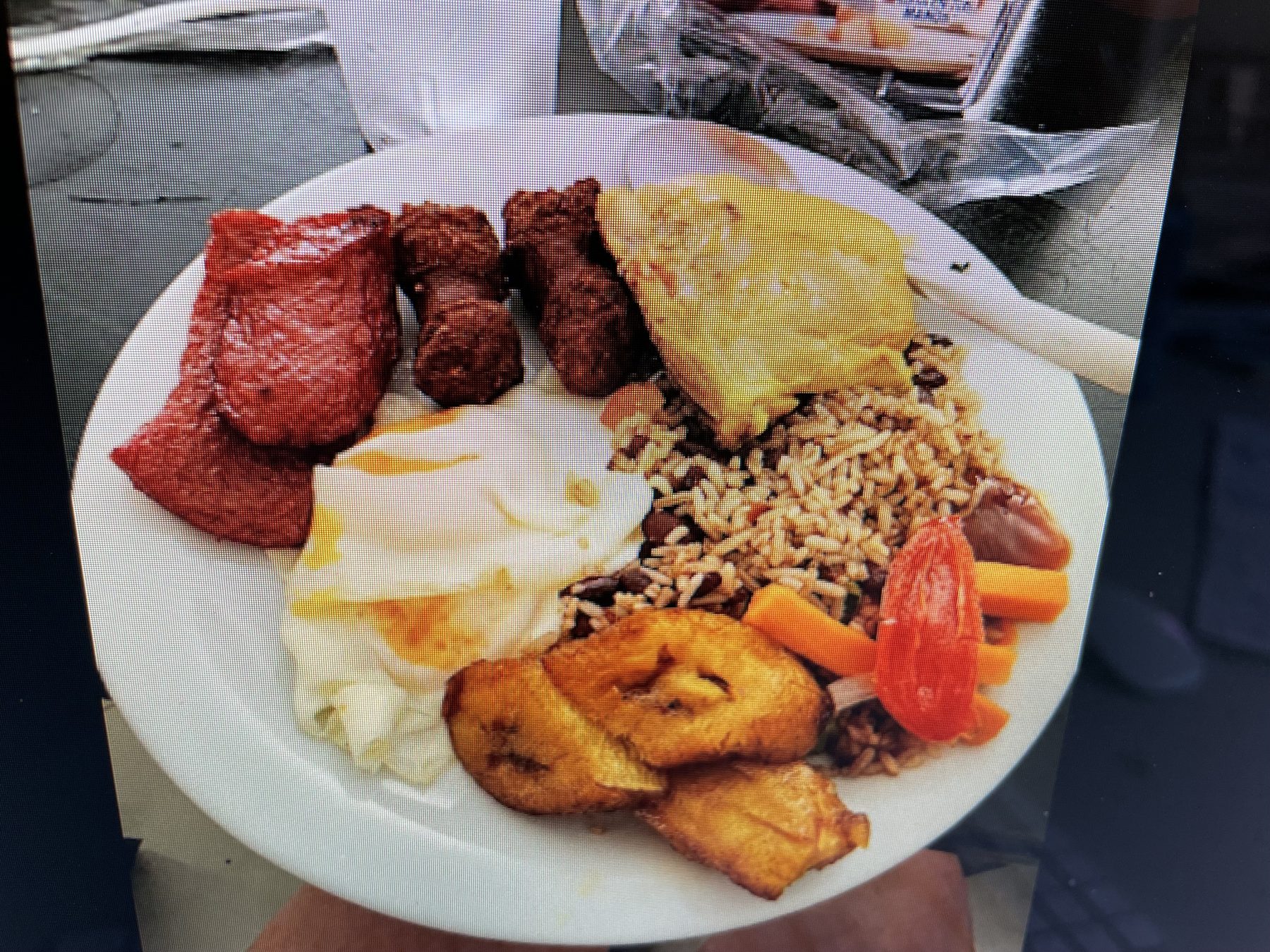 Authentic Costa Rican tico breakfast plate cooked by a private chef in Jaco