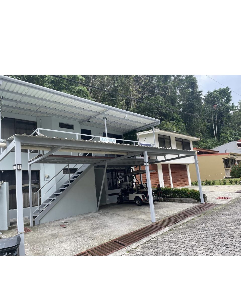 A neighboring home in the safe, gated community near Playa Mantas