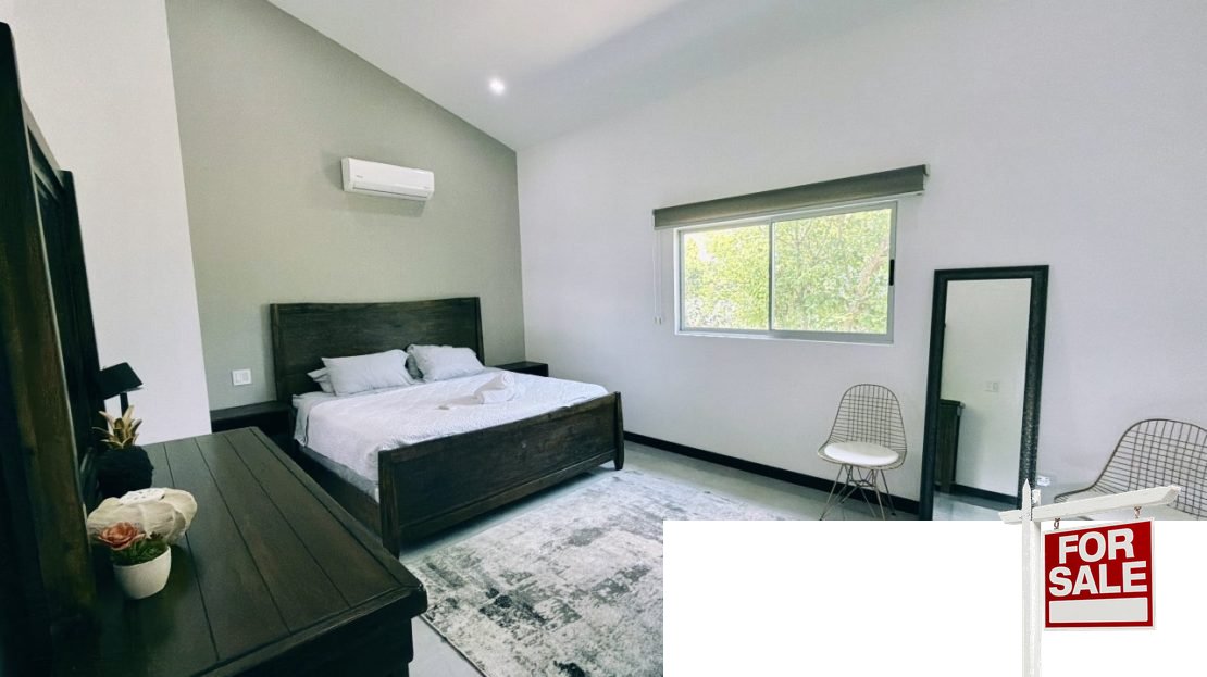 El Bambú neighborhood Punta Leona aerial — fully titled family home for sale near Jaco Beach, best places to buy near Jaco Beach