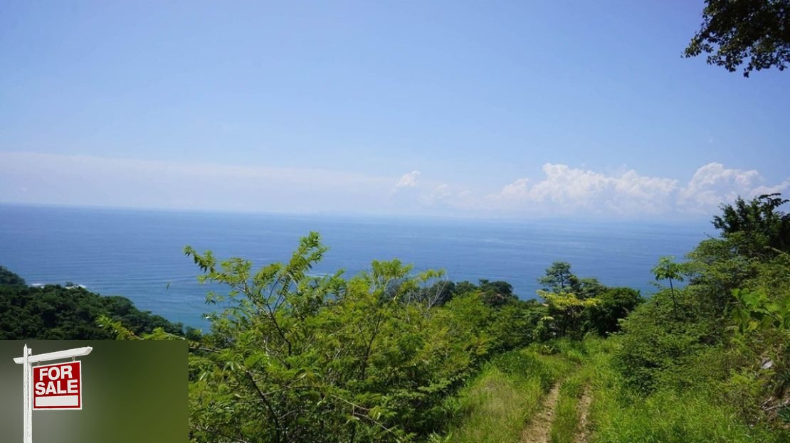 Punta Leona hillside development land ocean views near Jaco Beach — best places to buy near Jaco Beach, real estate Jaco