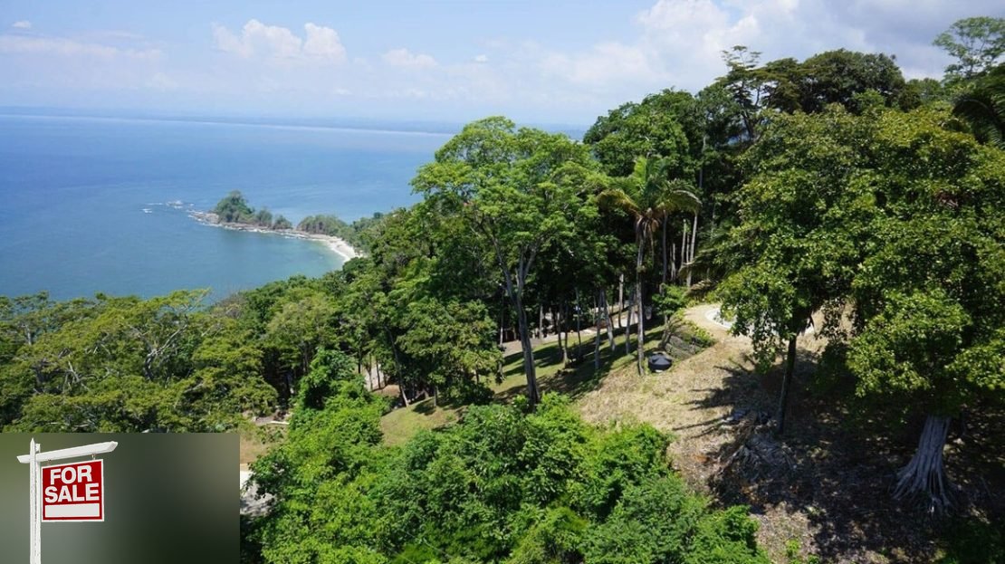 Pacific coastline view from Altos de Leona Mar development parcel Punta Leona — ocean view land near Jaco Beach Costa Rica