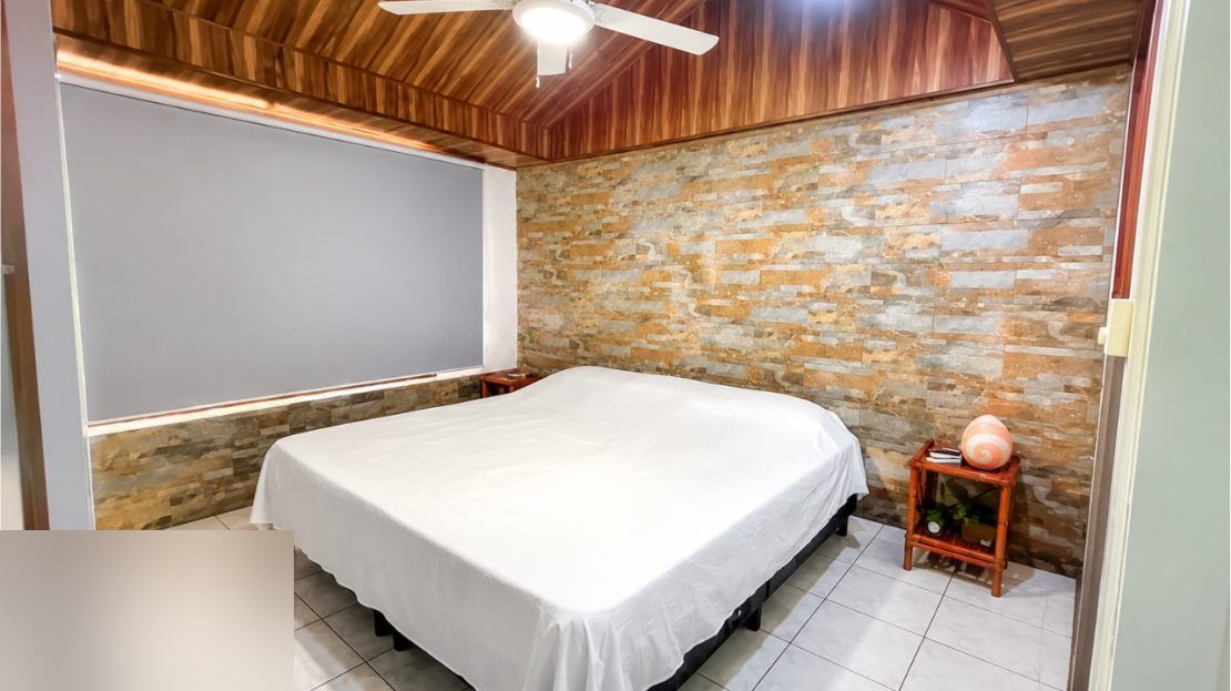 Interior of charming home at Punta Leona — 2 bedrooms plus mezzanine loft, best properties near Jaco Beach, Costa Rica