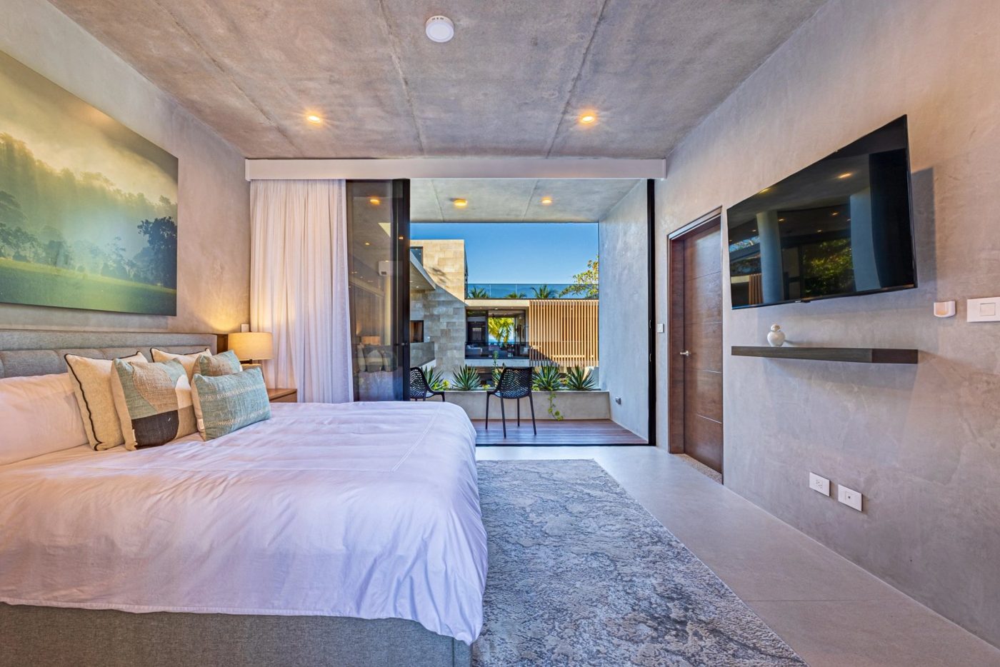 Casa VIP 1 luxury beachfront villa in Jacó — bright open interior
