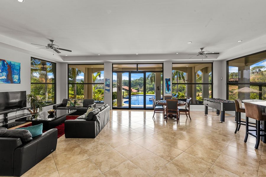 Casa VIP 10 — 10-suite jungle villa in Jacó, luxury suite, pool area or villa grounds