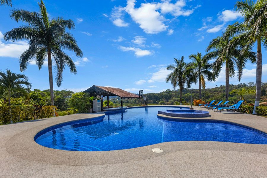 Casa VIP 10 — 10-suite jungle villa in Jacó, luxury suite, pool area or villa grounds