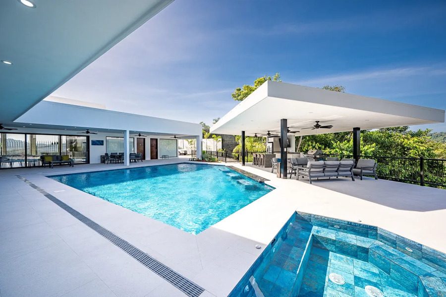 Casa VIP 11 — 7-suite jungle villa in Jacó, luxury suite, pool area or villa grounds