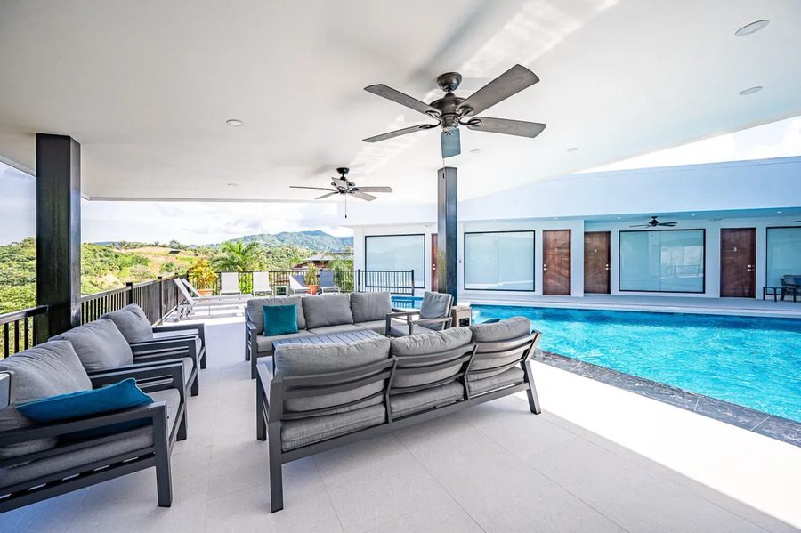 Casa VIP 11 — 7-suite jungle villa in Jacó, luxury suite, pool area or villa grounds