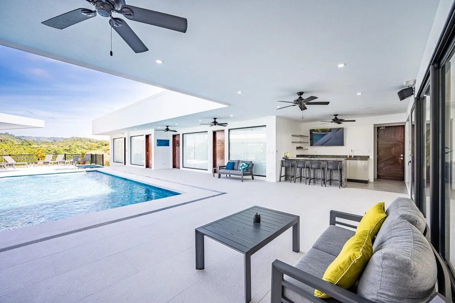 Casa VIP 11 — 7-suite jungle villa in Jacó, luxury suite, pool area or villa grounds