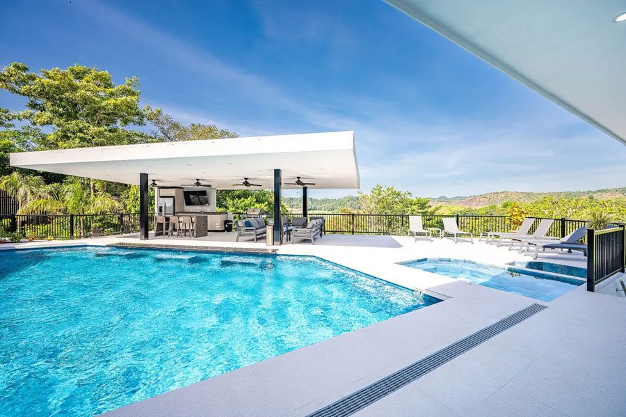 Casa VIP 11 — 7-suite jungle villa in Jacó, luxury suite, pool area or villa grounds