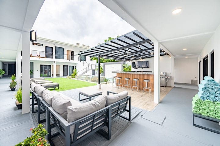 Casa VIP 5 — 13-bedroom beachfront villa in Jacó Beach, movie room