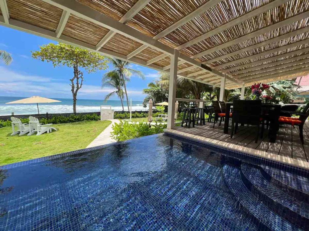 Casa VIP 72 — Backyard Beach House oceanfront villa in Playa Hermosa