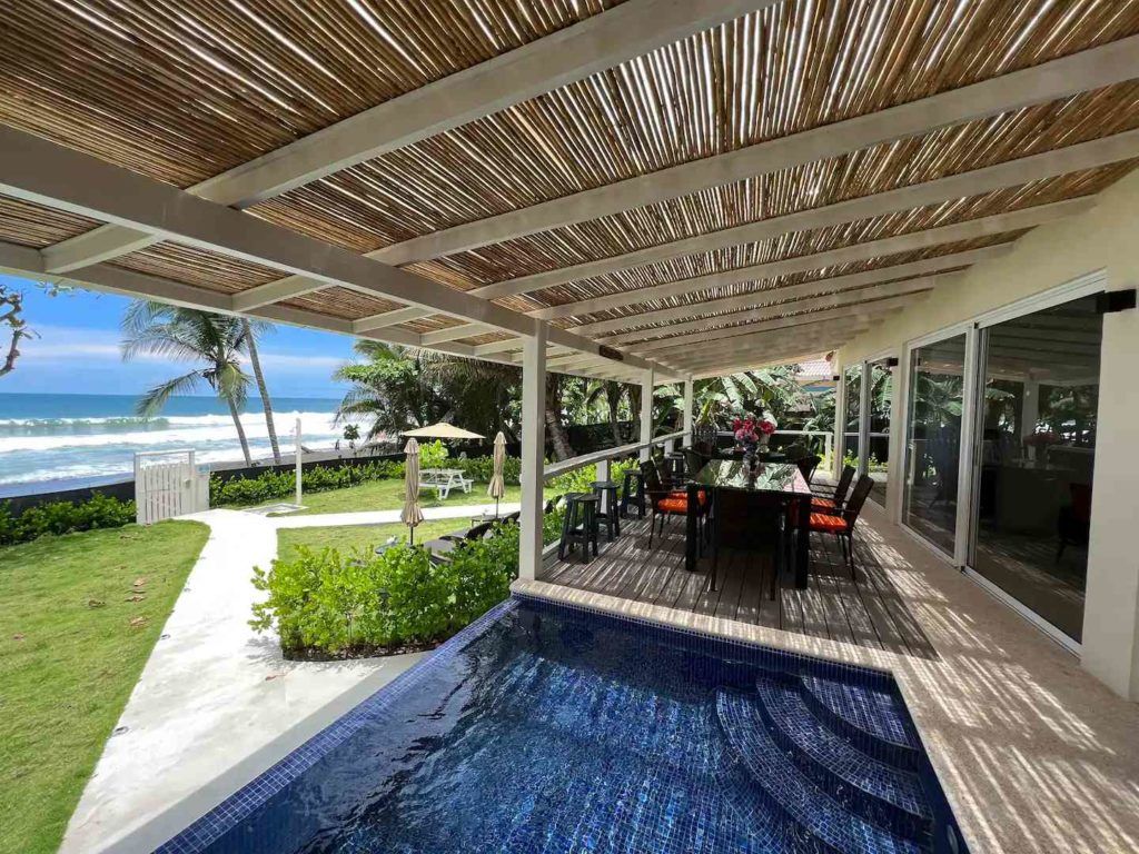 Casa VIP 72 — Backyard Beach House oceanfront villa in Playa Hermosa