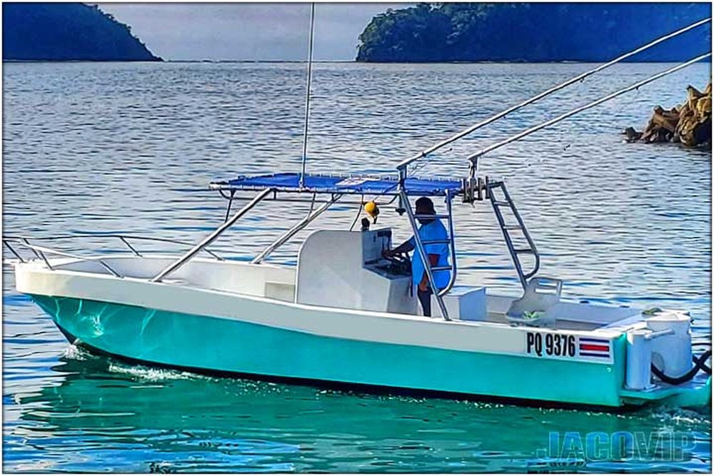31' Custom Panga sport fishing charter at Los Sueños, Costa Rica
