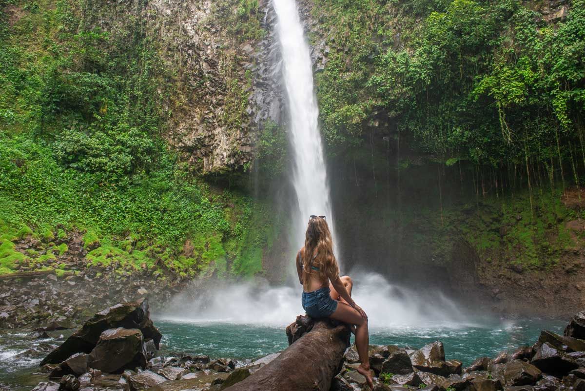 Rainforest waterfall