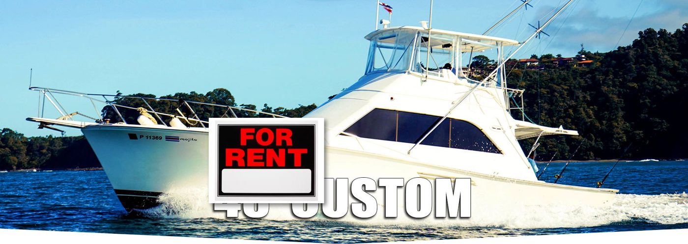 48 foot sport fishing and party boat near Jaco Beach