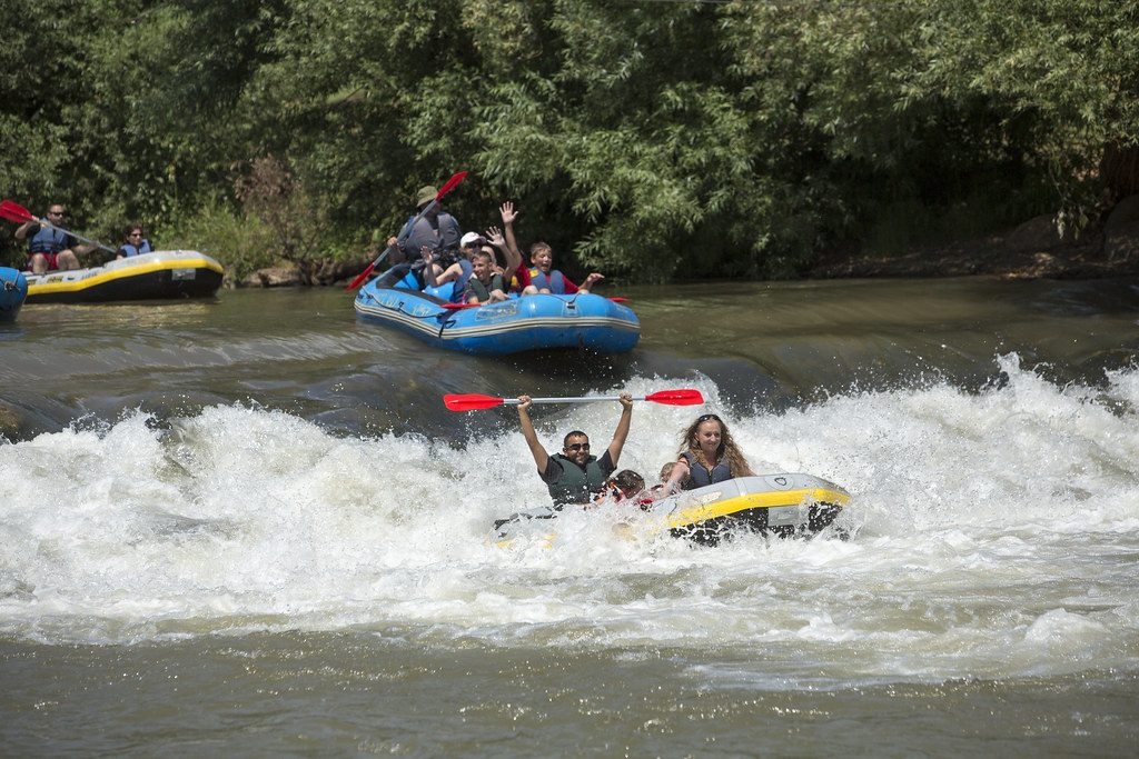 White-water rafting