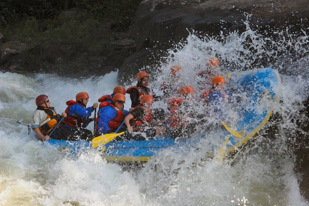 White-water rafting