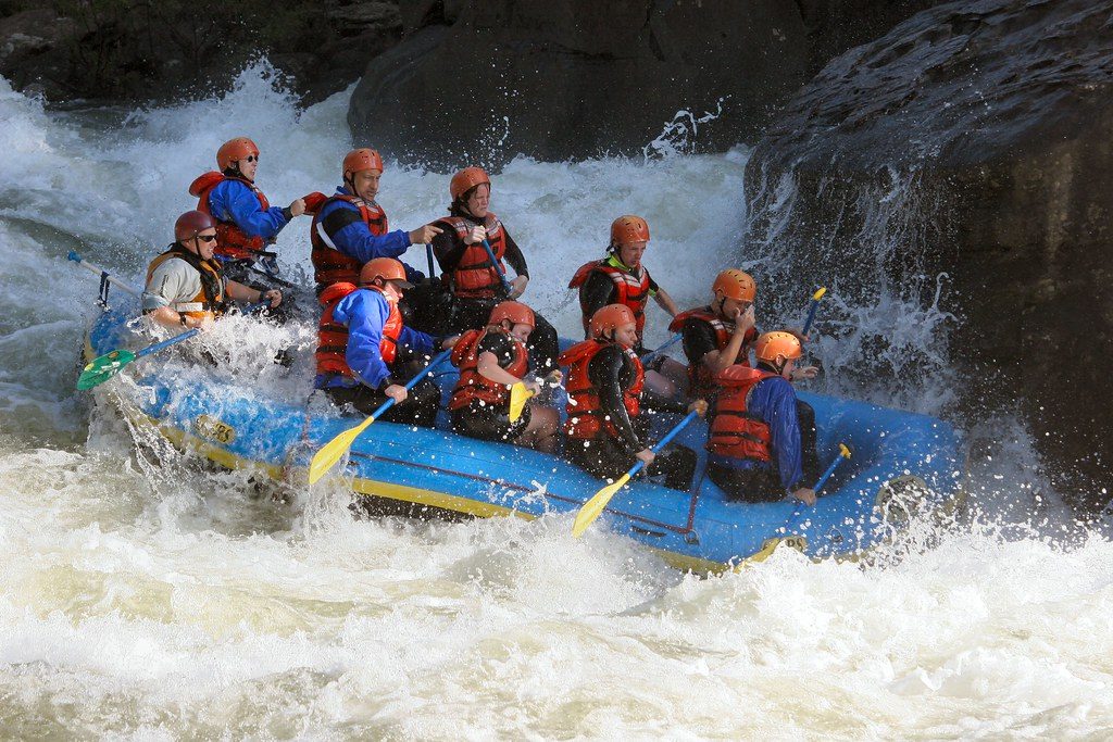 White-water rafting