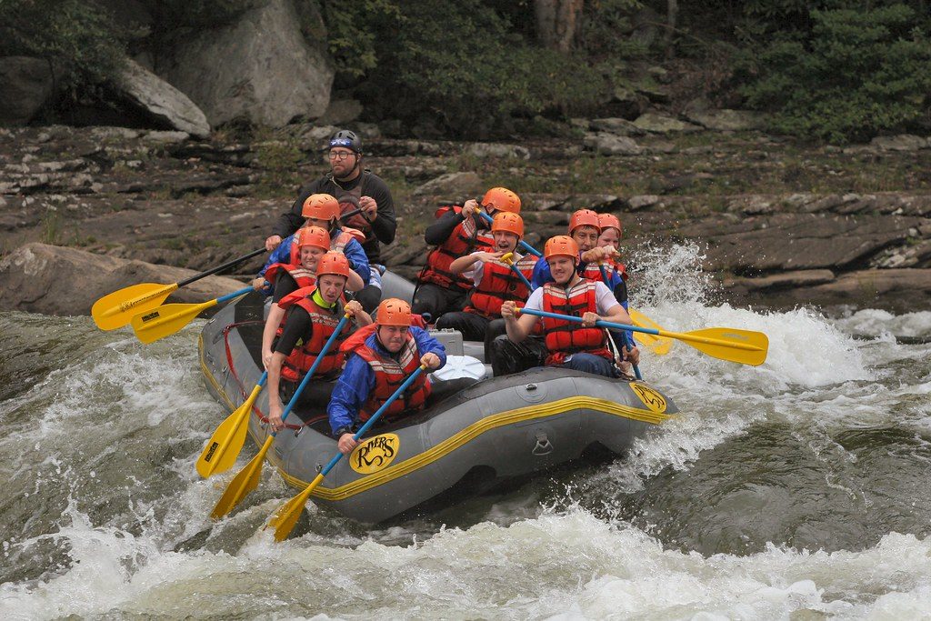 White-water rafting