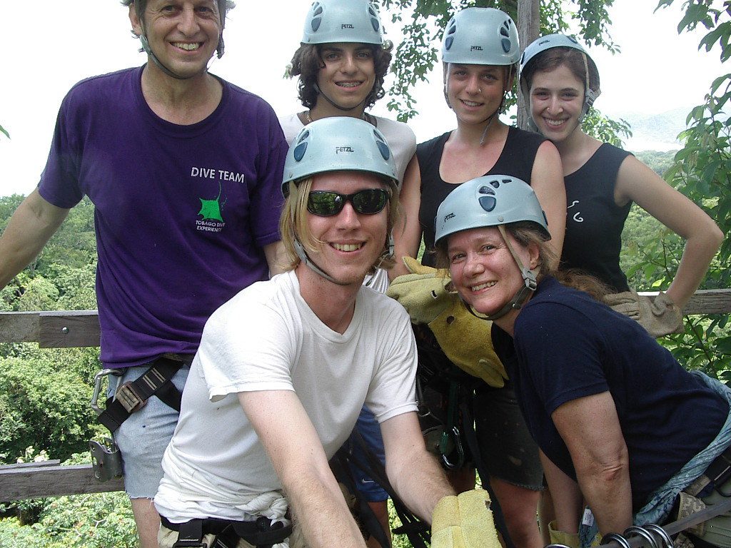 Zip-lining through the canopy