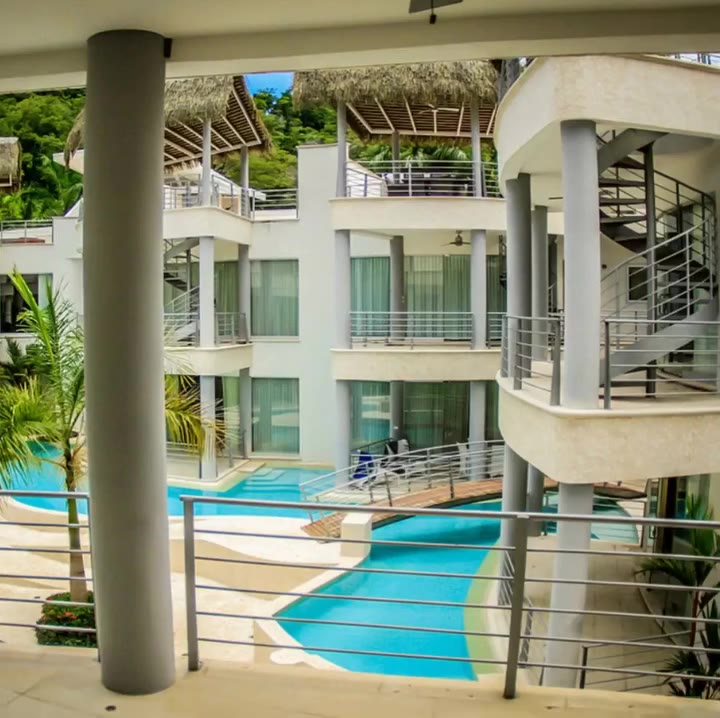 Private multi-level bachelor party villa with a pool in Jaco Beach Costa Rica